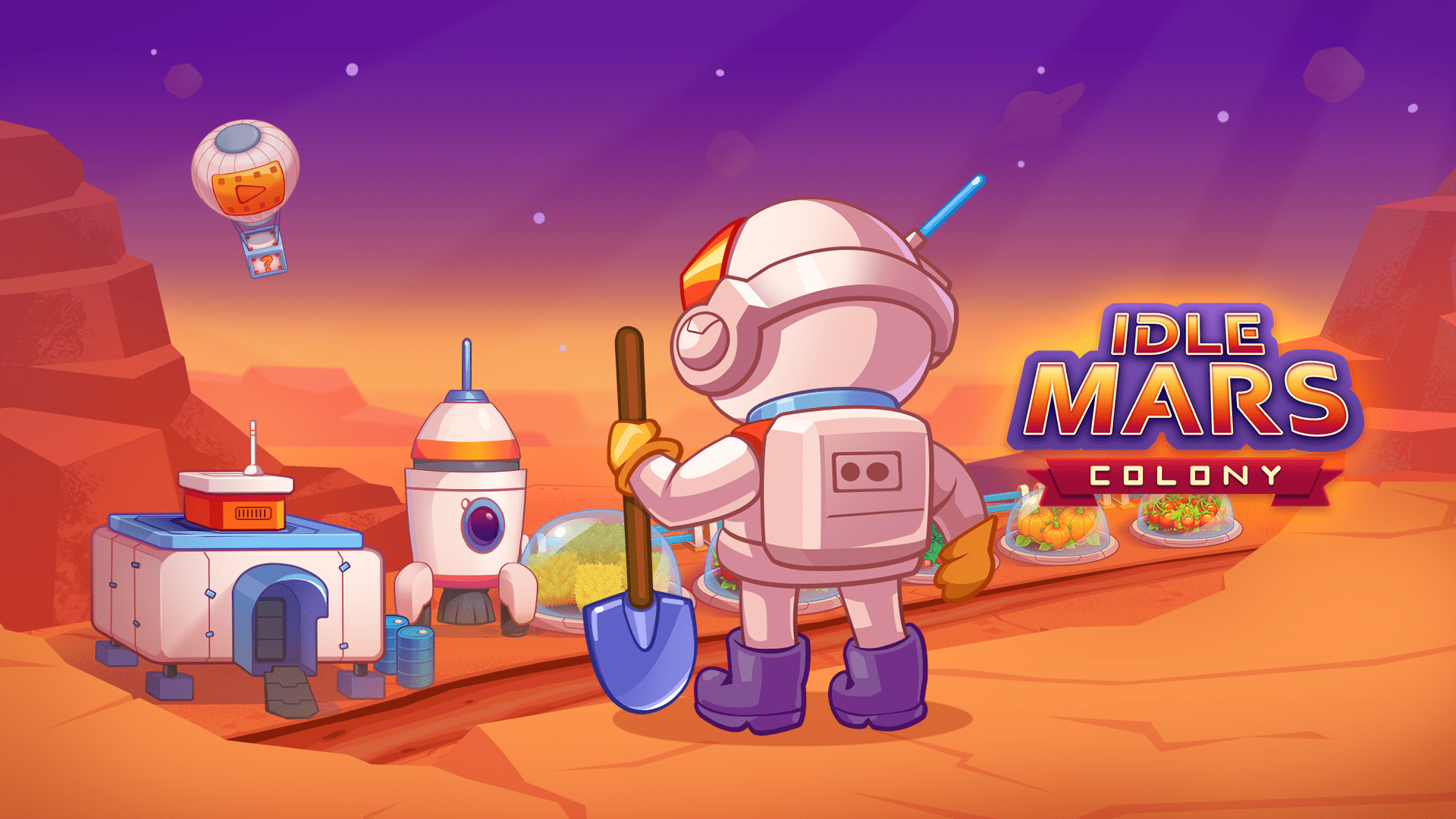 Idle Mars Colony: Farm Tycoon